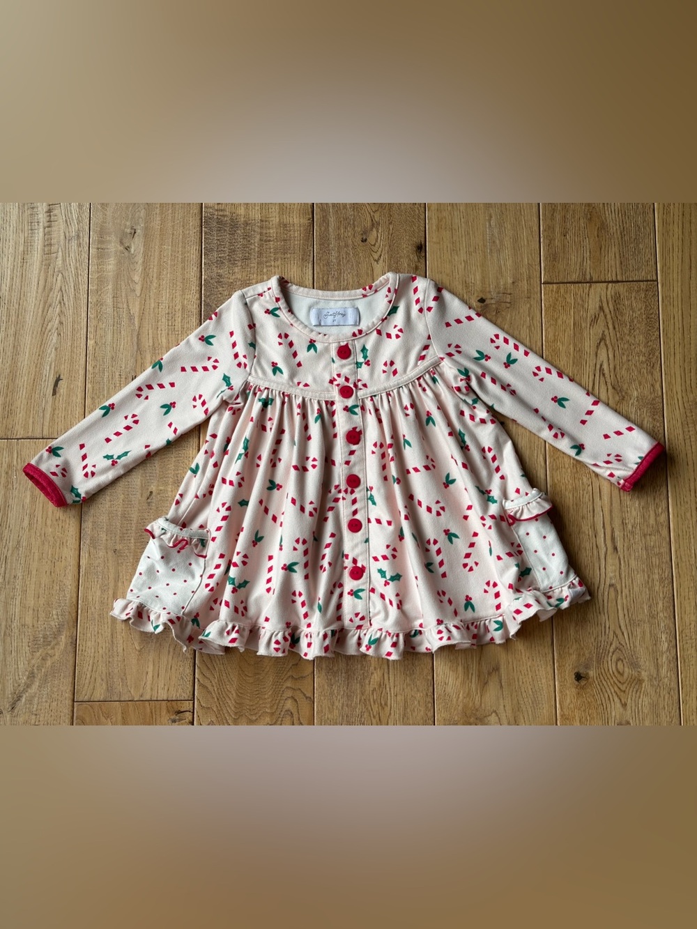 SweetHoney Candy Cane Everyday Play Dress size 2T